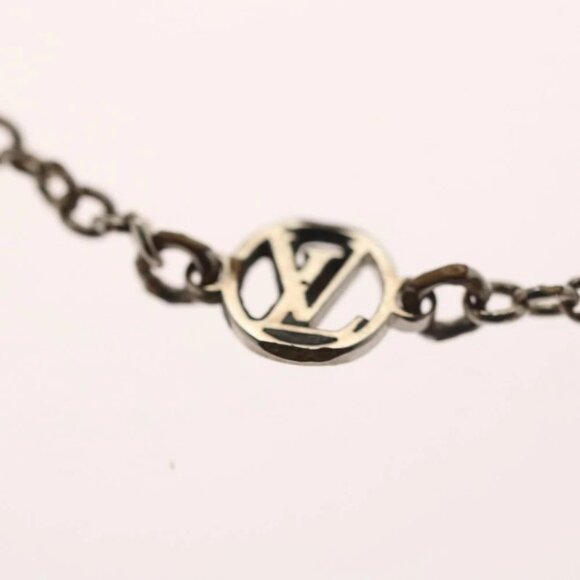 LOUIS VUITTON Essential V Bracelet metal Silver LV Auth - Picture 7 of 13